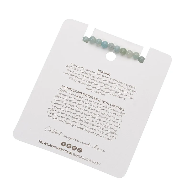 AMAZONITE HEALING GEM BRACELET