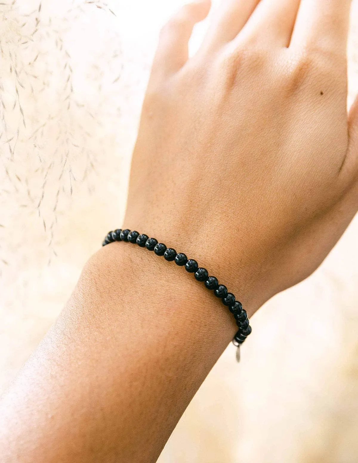 Black Tourmaline Mini Gemstone Bracelet