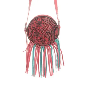 Bold Blossom Round Bag