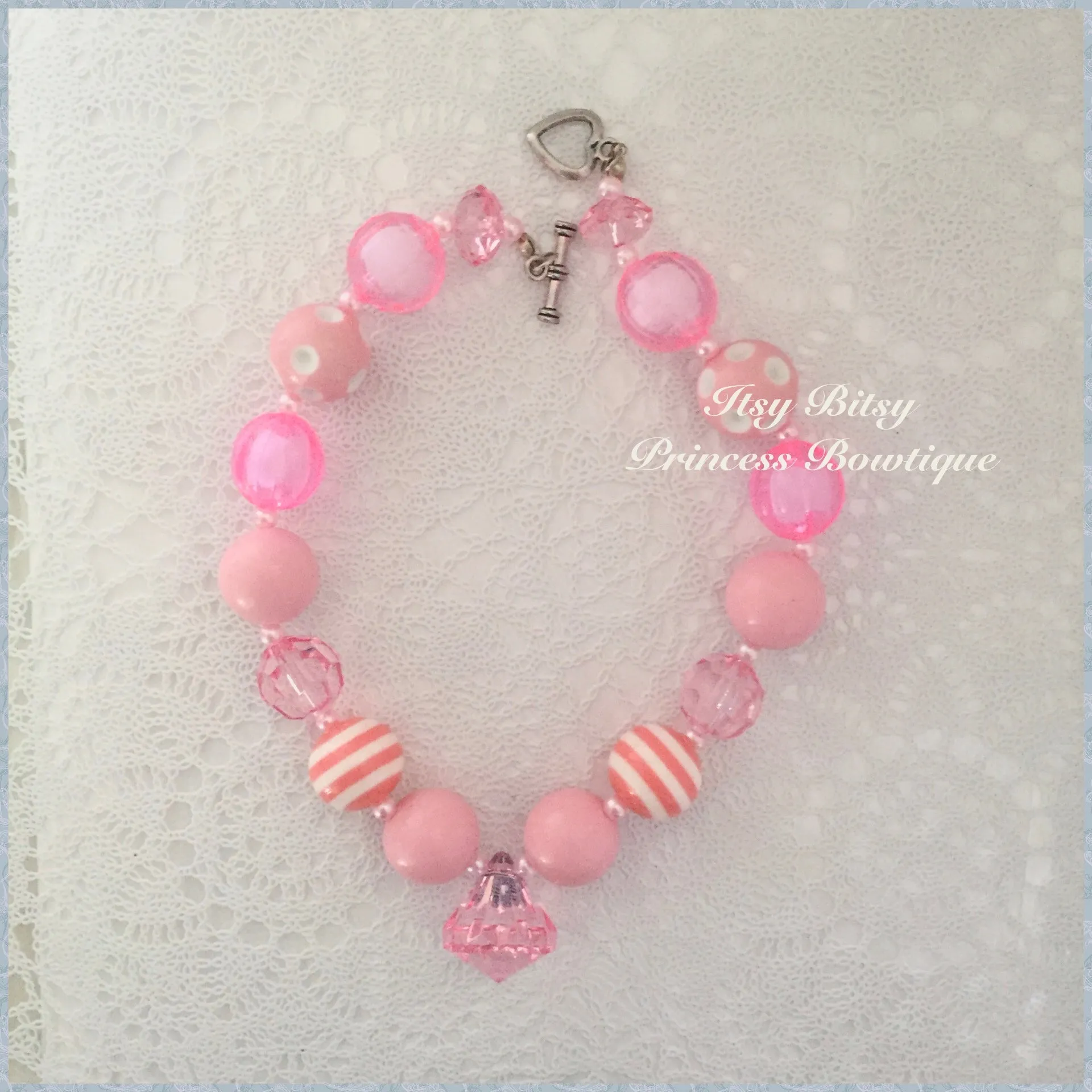 Bubble Light pink Necklace