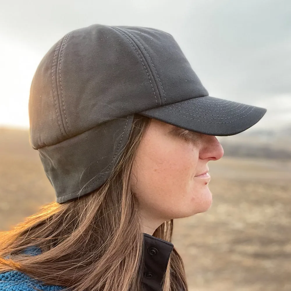 Canvas Cold Ear Flap Hat