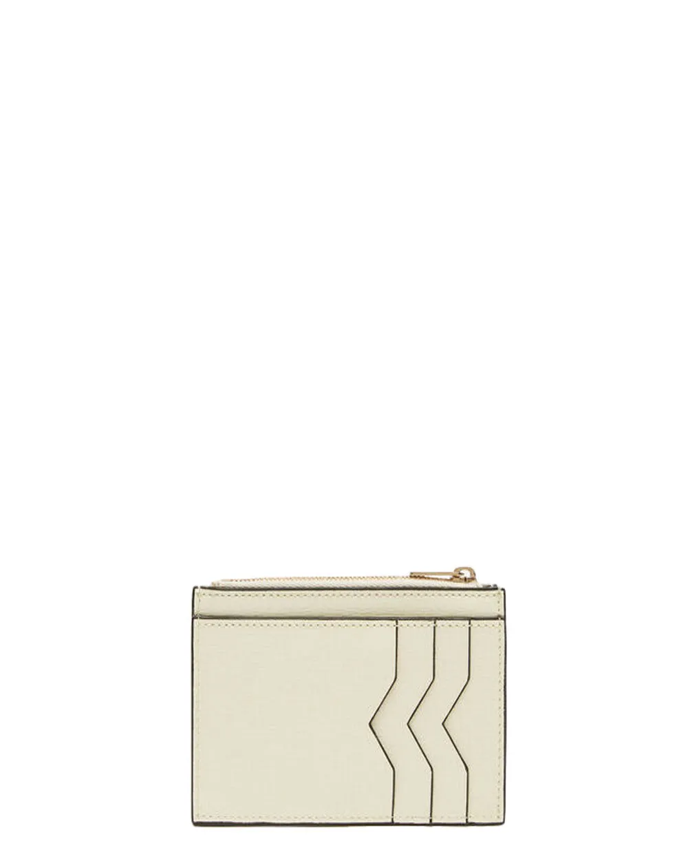 Card Holder with Zipper in Pergamena