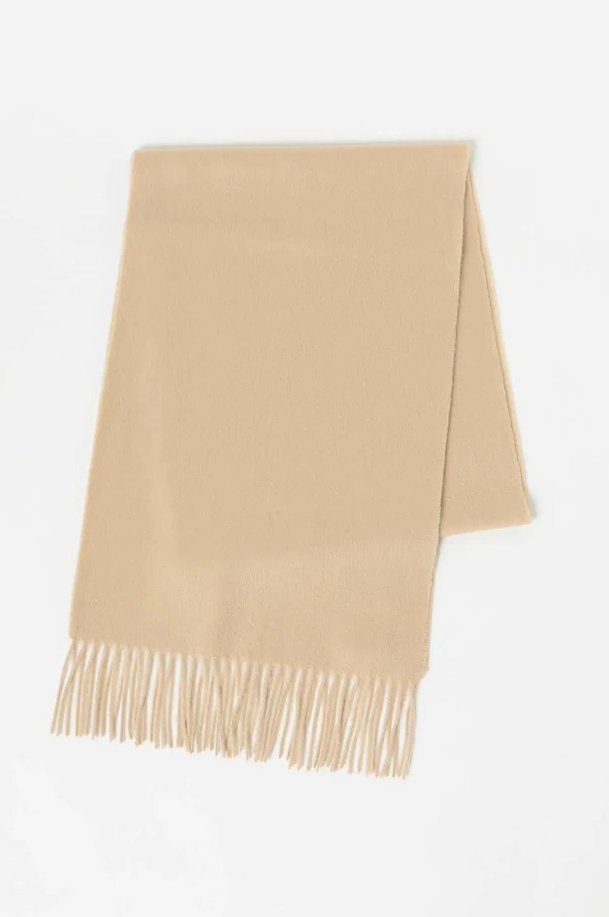 Cashmere Scarf Solid Beige