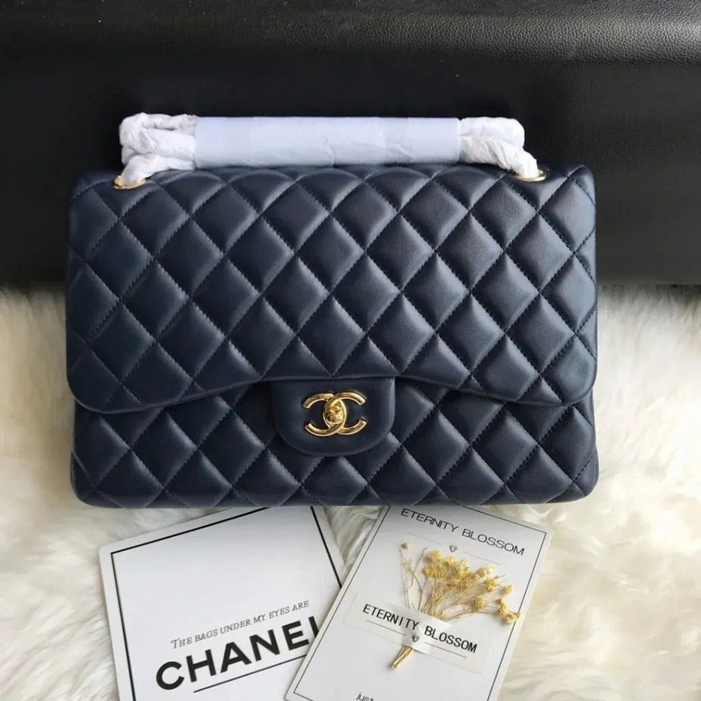 Chanel Classic Double Flap 30 Caviar Shoulder Bag