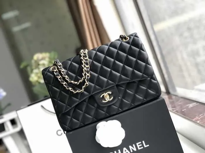 Chanel Classic Double Flap 30 Caviar Shoulder Bag