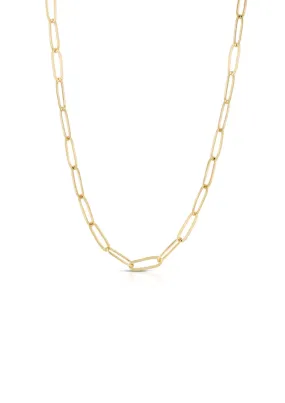 Chunky Monaco Choker in Gold