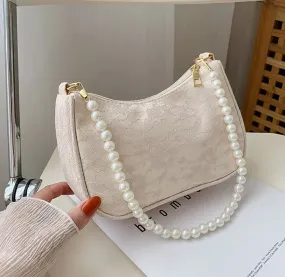 CL1130 - Pearl baguette dumpling bag