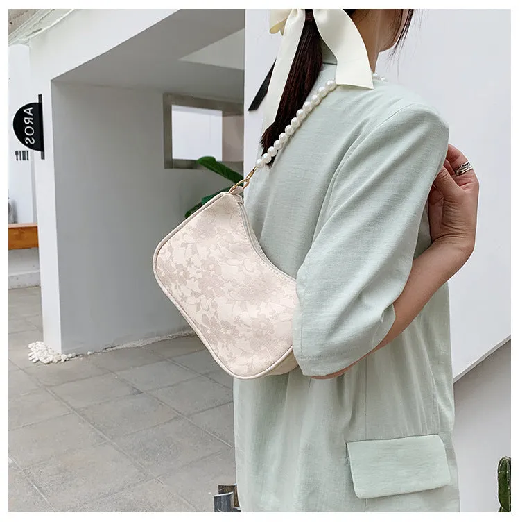 CL1130 - Pearl baguette dumpling bag