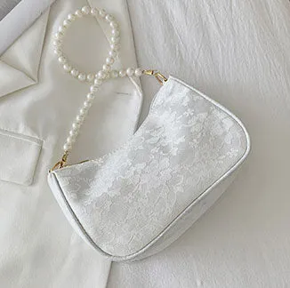 CL1132 - Pearl baguette dumpling bag