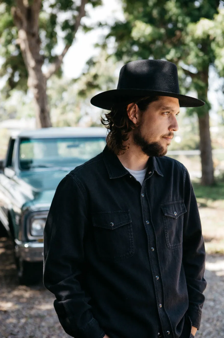 Cohen Cowboy Hat - Black