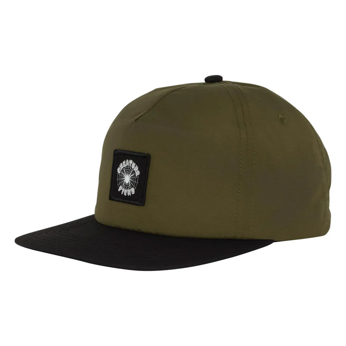 Creature - Web Snapback Hat Olive