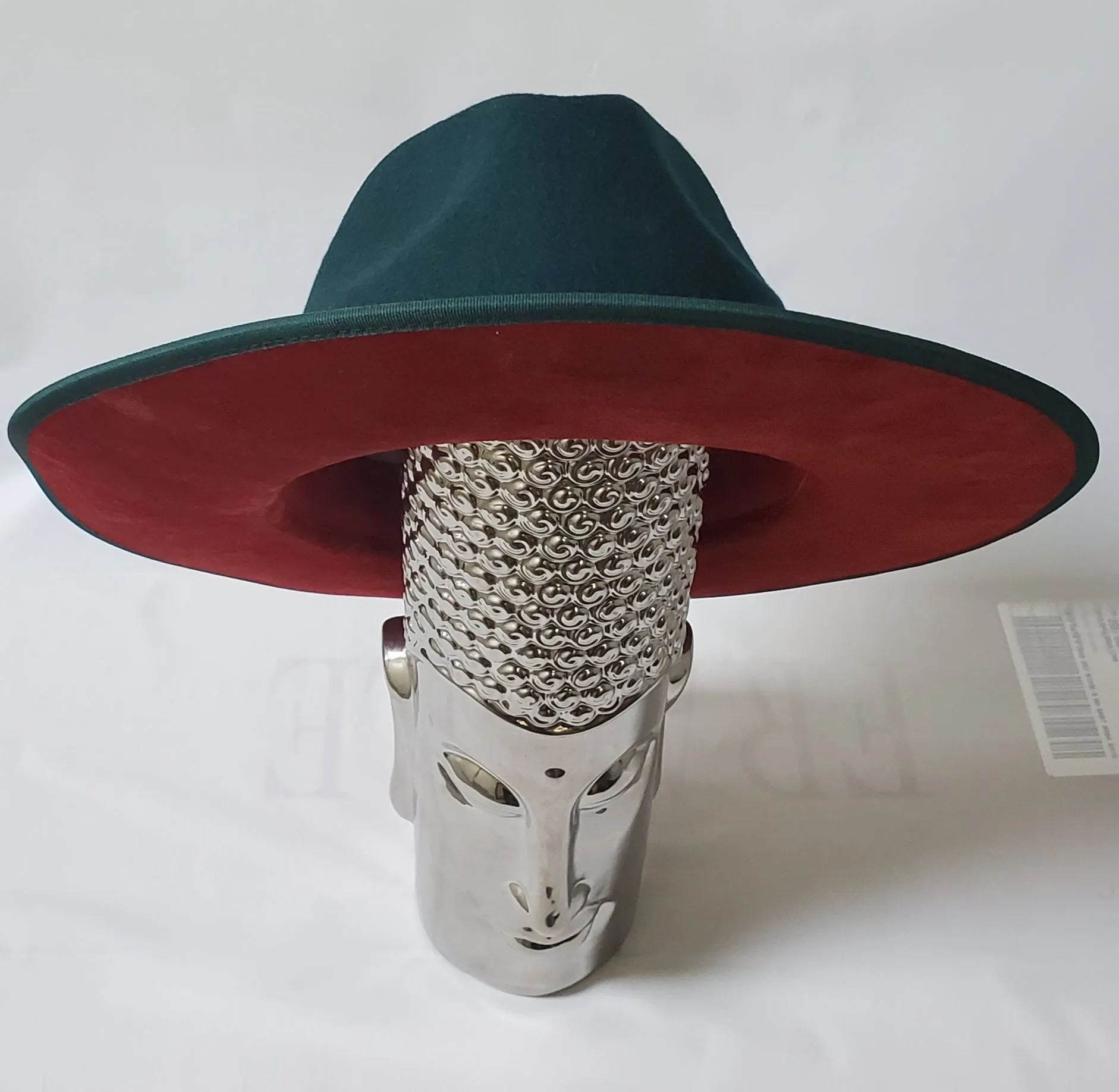 Fedora Wide Flat Brim Monarch Hat Collection