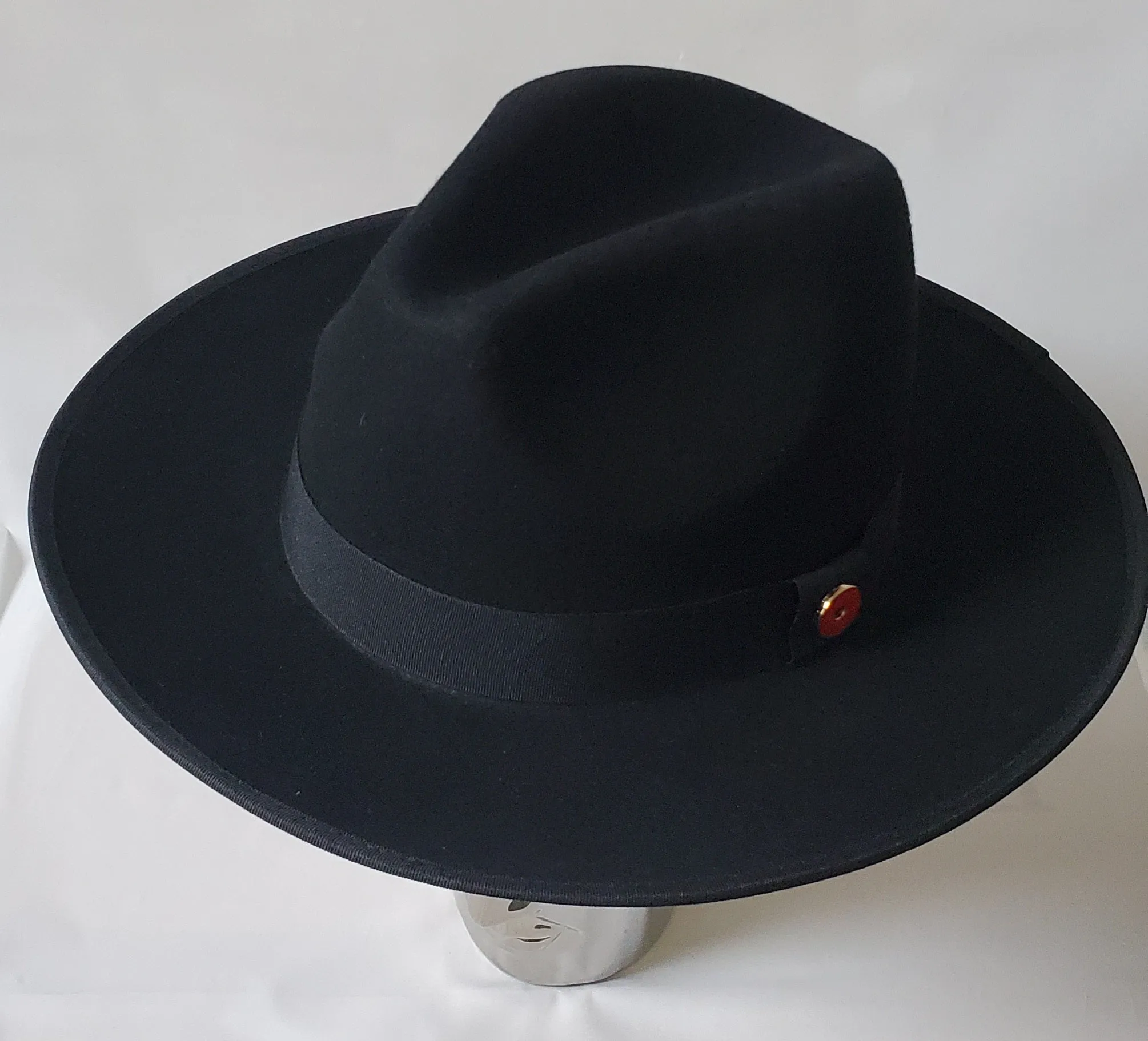 Fedora Wide Flat Brim Monarch Hat Collection