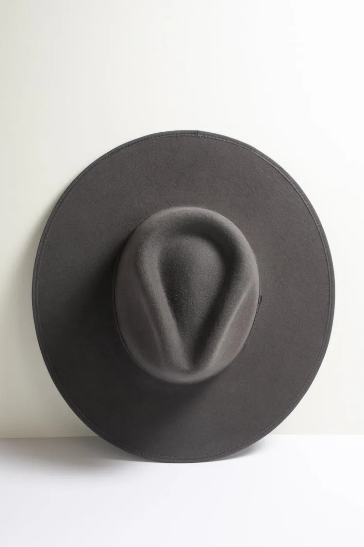 Flea Style Stevie Charcoal Wide Brim Hat