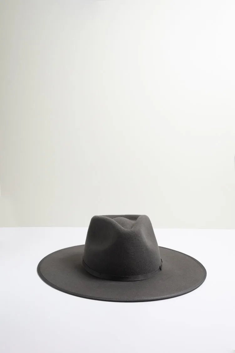 Flea Style Stevie Charcoal Wide Brim Hat