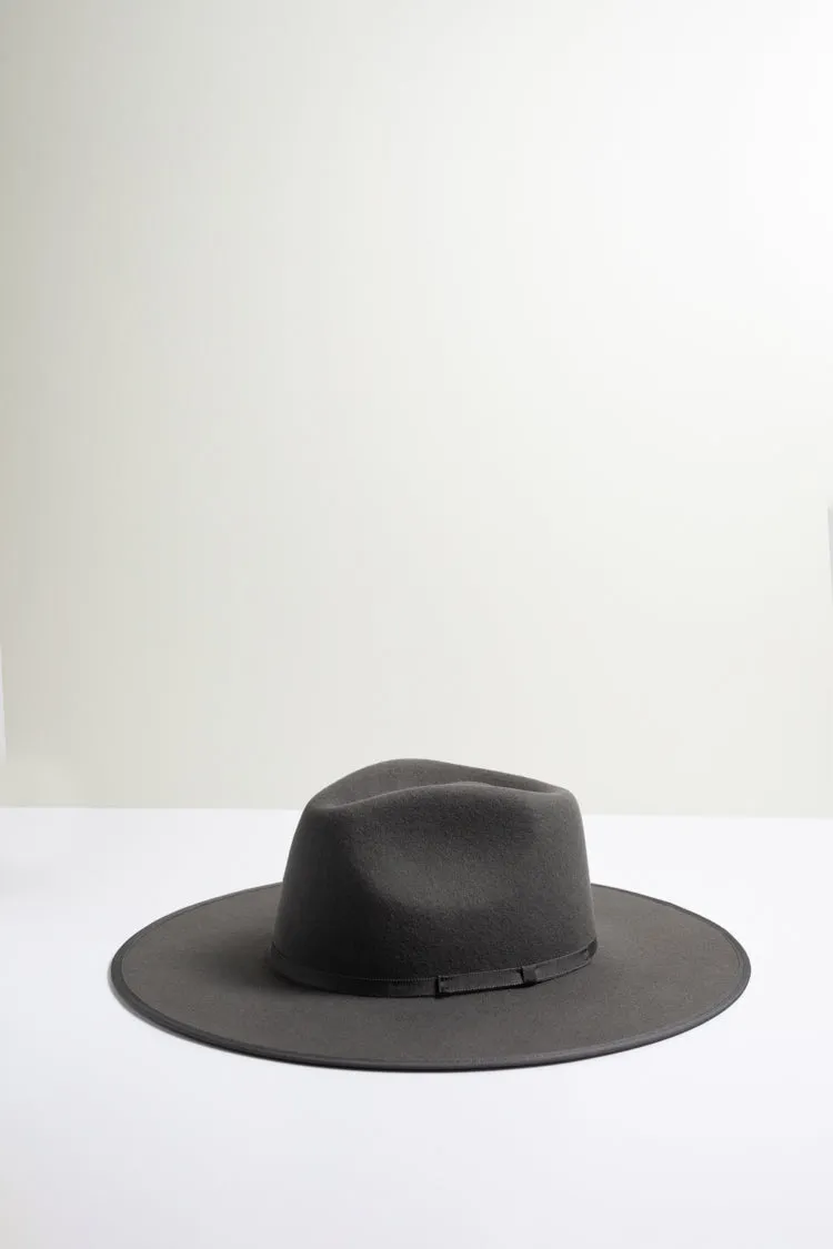 Flea Style Stevie Charcoal Wide Brim Hat