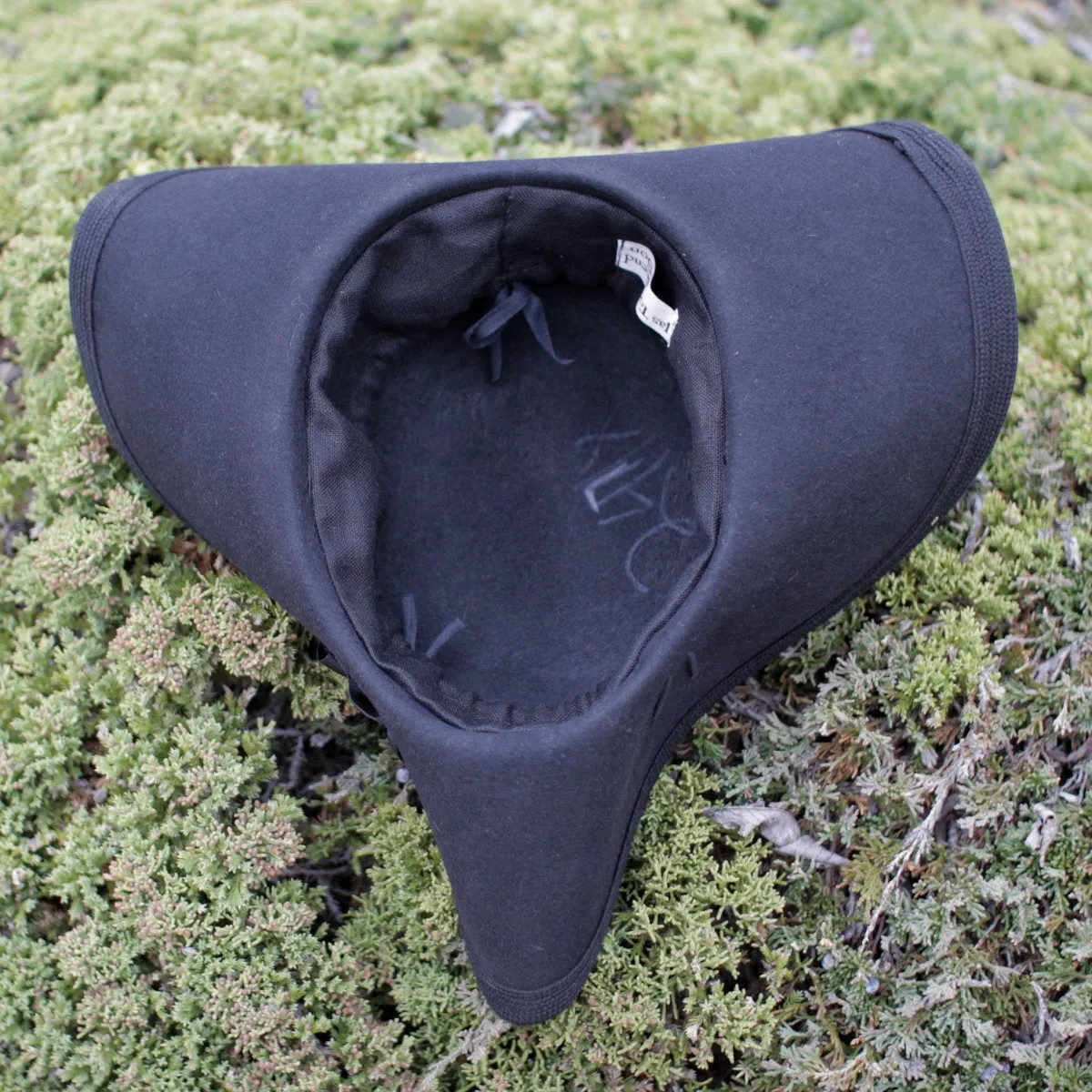 Fur Felt Civilian Tricorn - Tall BLACK