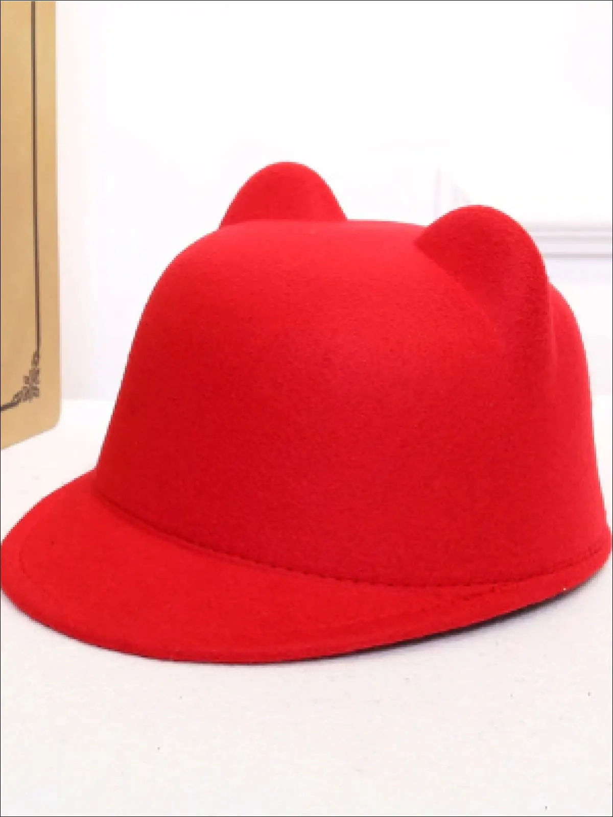 Girls Cat Ear Fedora Hat