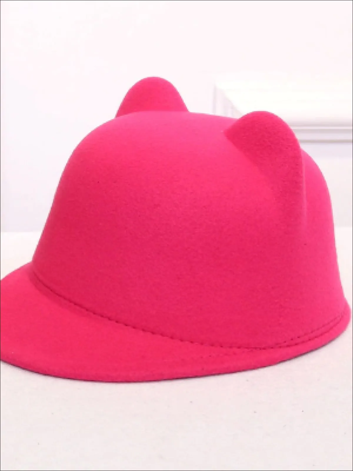 Girls Cat Ear Fedora Hat