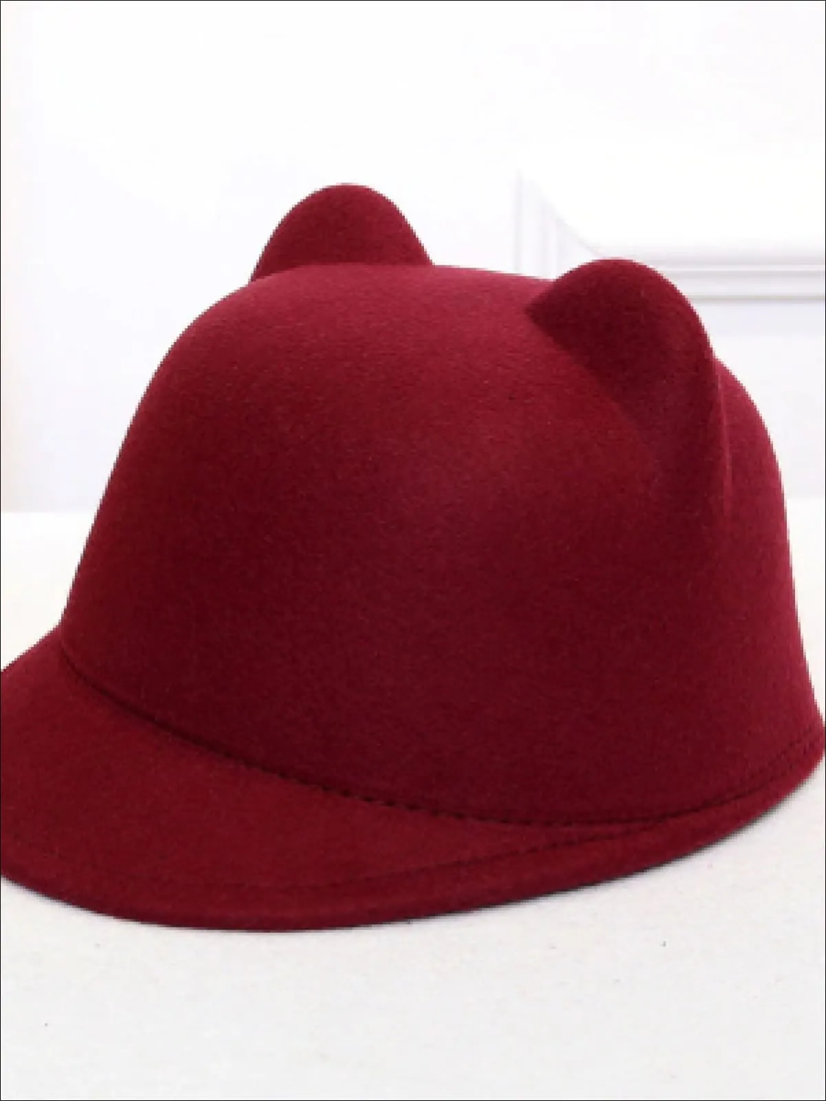 Girls Cat Ear Fedora Hat