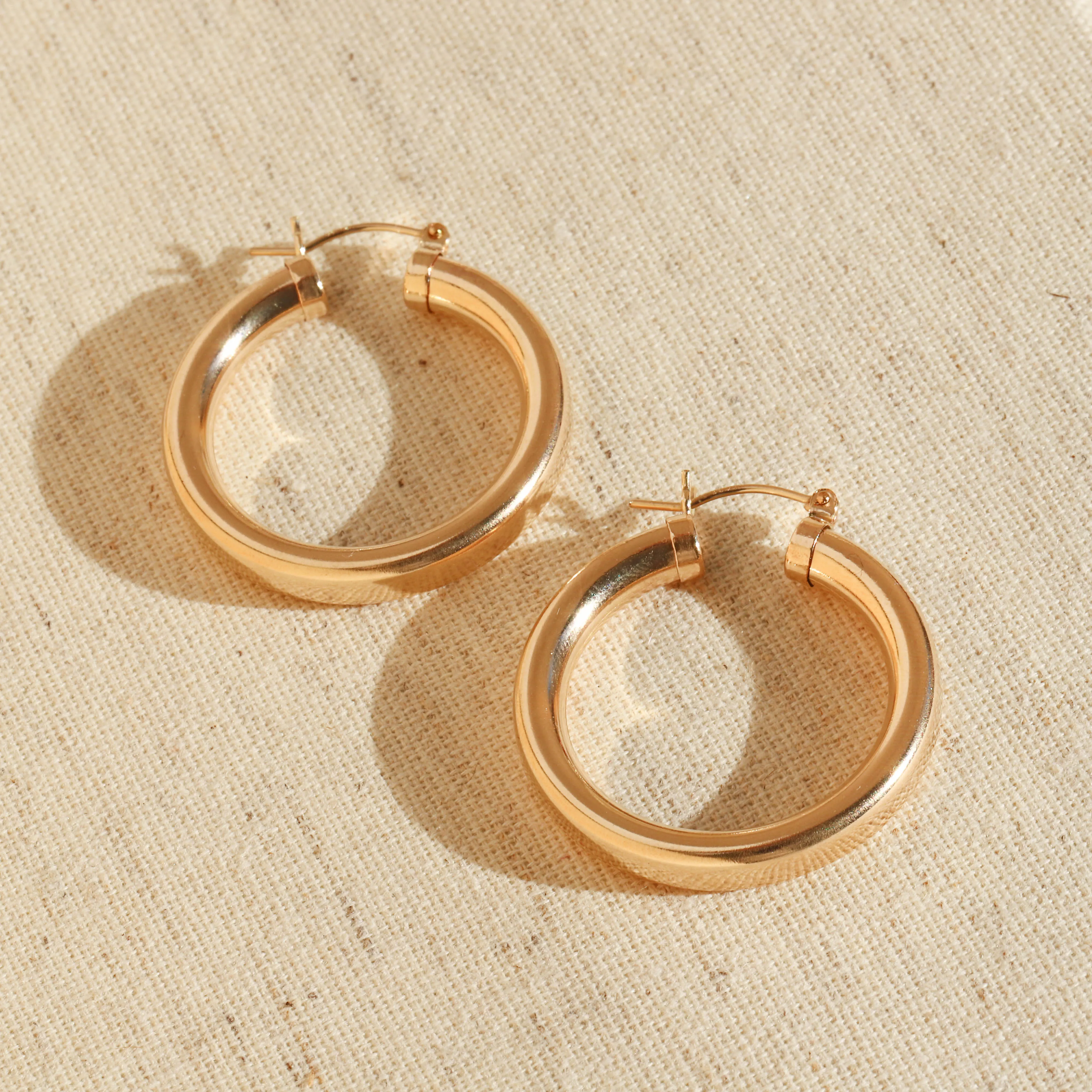 Hazel Hoops - 30mm