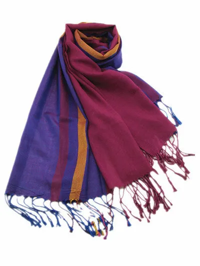 Italian Style Silk and Cashmere Scarf