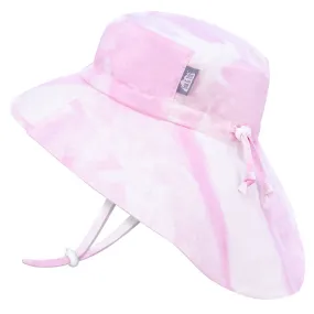 Jan & Jul Gro-With-Me Cotton Adventure Hat - Pink Tie-Dye