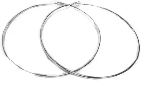 Large 4" Hoop Earrings