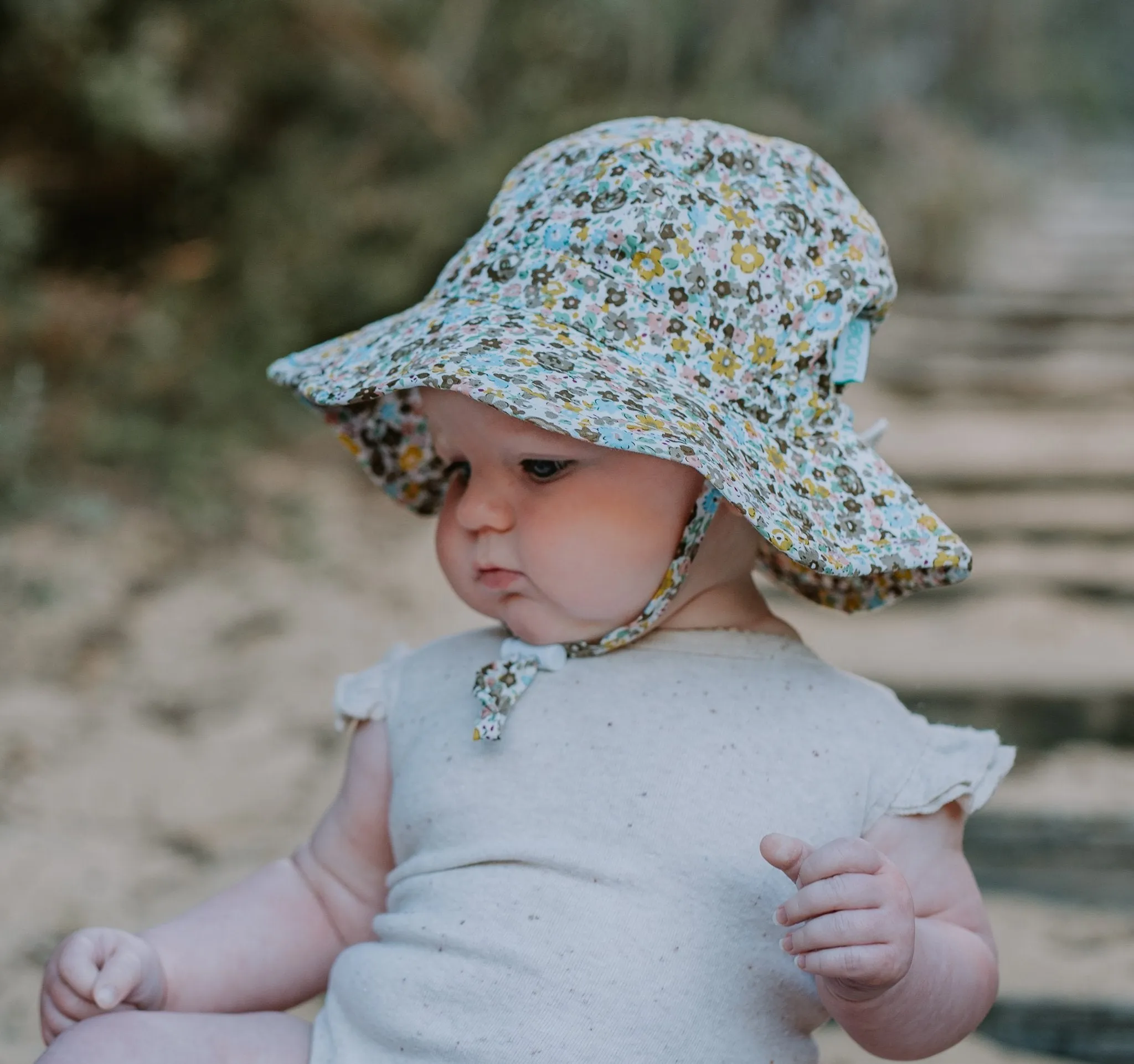 Meadow Wide Brim Infant Sunhat