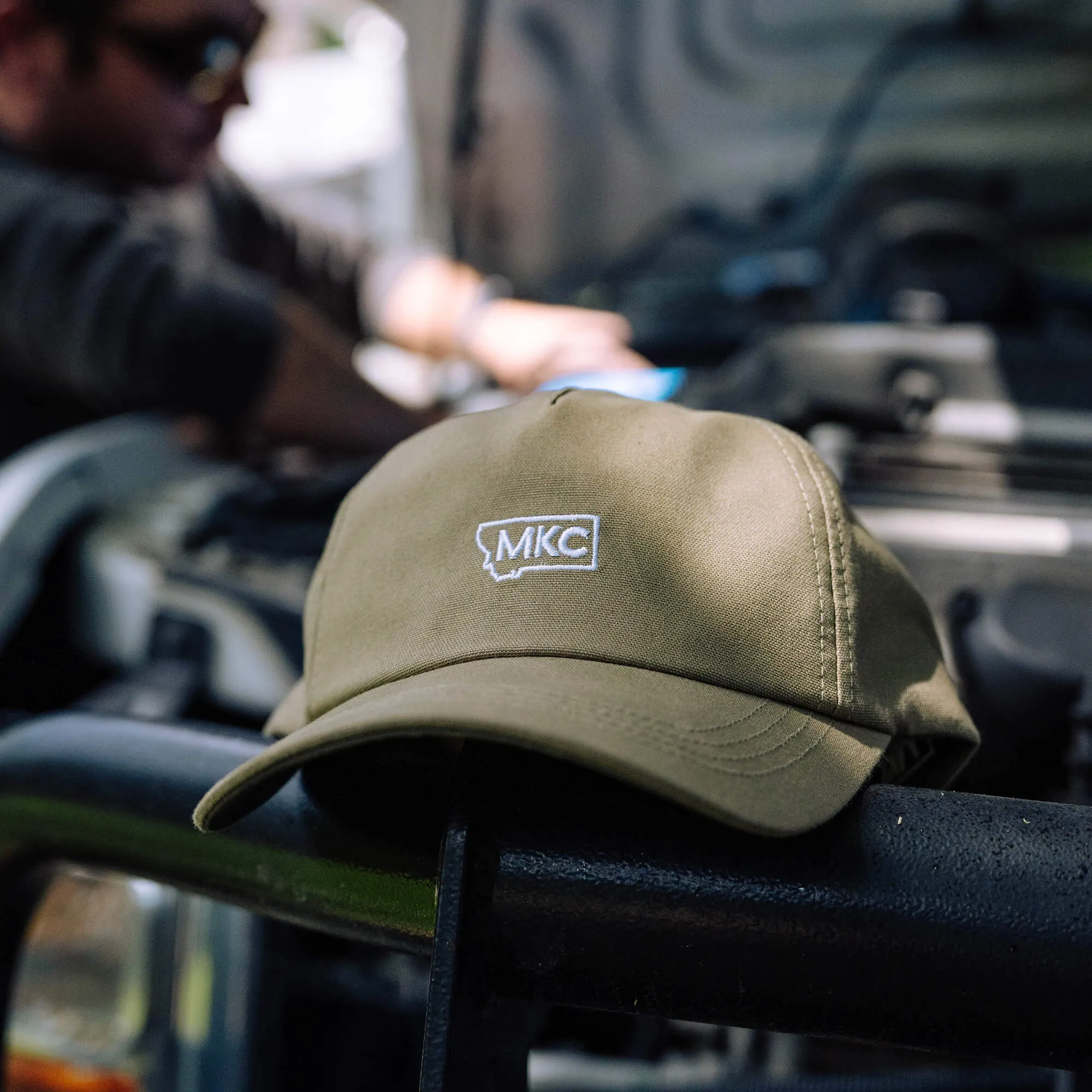 MKC CANVAS DAD HAT - OLIVE