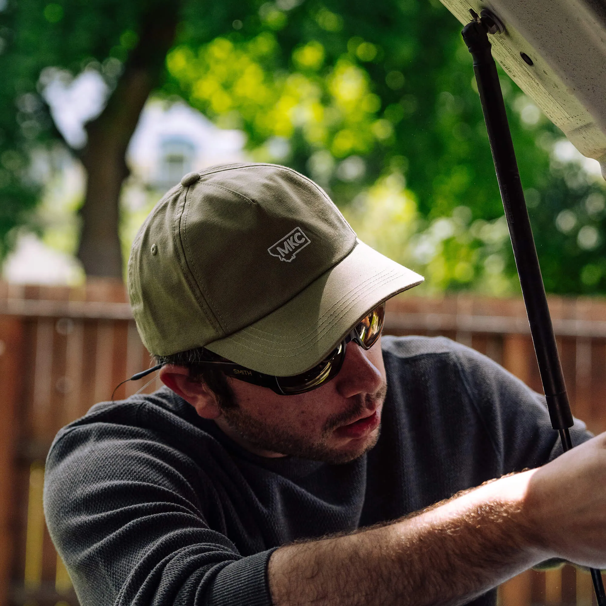 MKC CANVAS DAD HAT - OLIVE