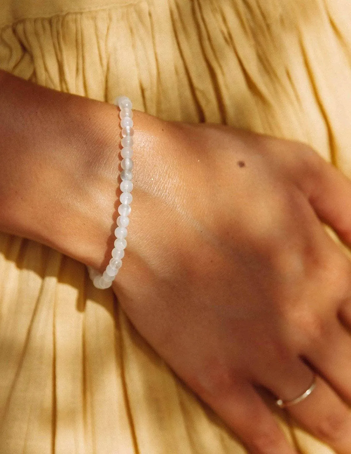 Moonstone Mini Gemstone Bracelet