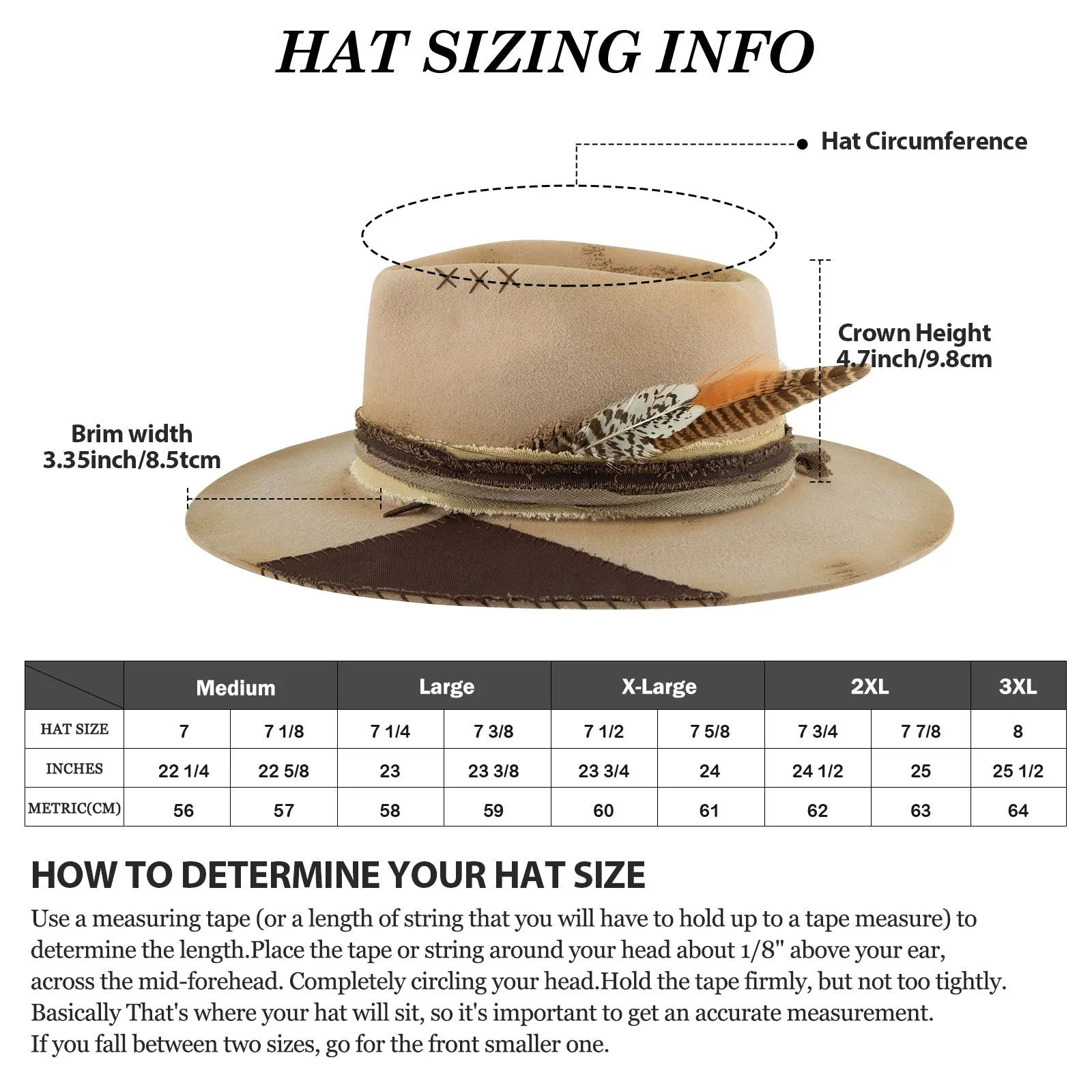 Nexus - Mixed Colored Band Binding Distressed Fedora Hat