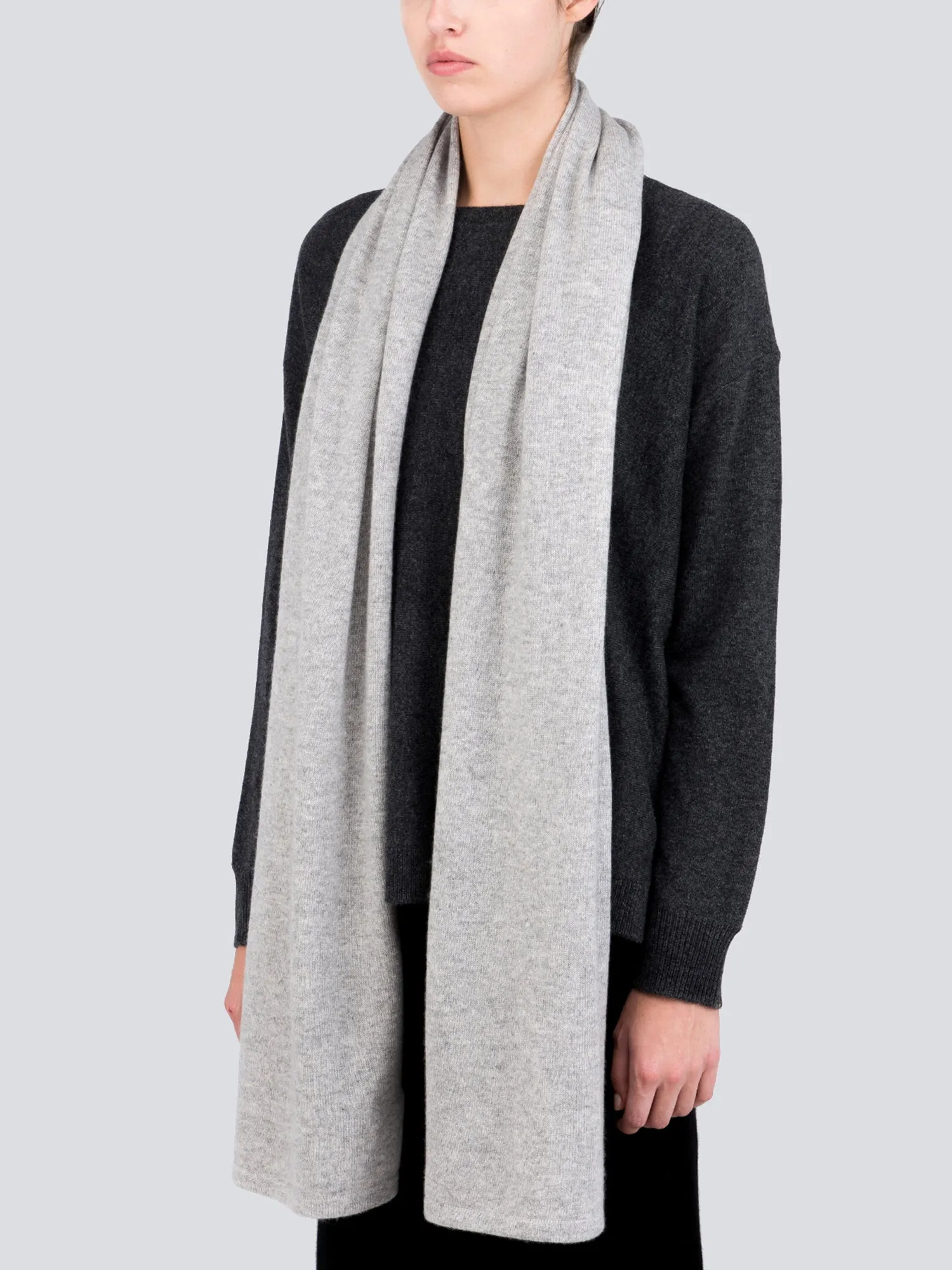 Oversized Scarf_Light Grey