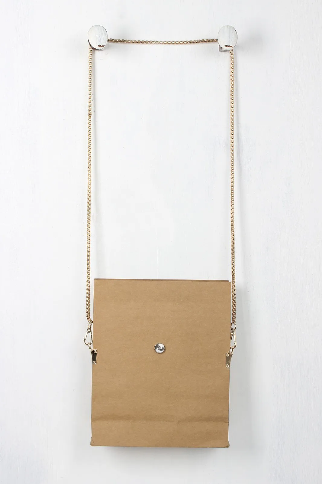 Paper Design Stud Detailed Bag