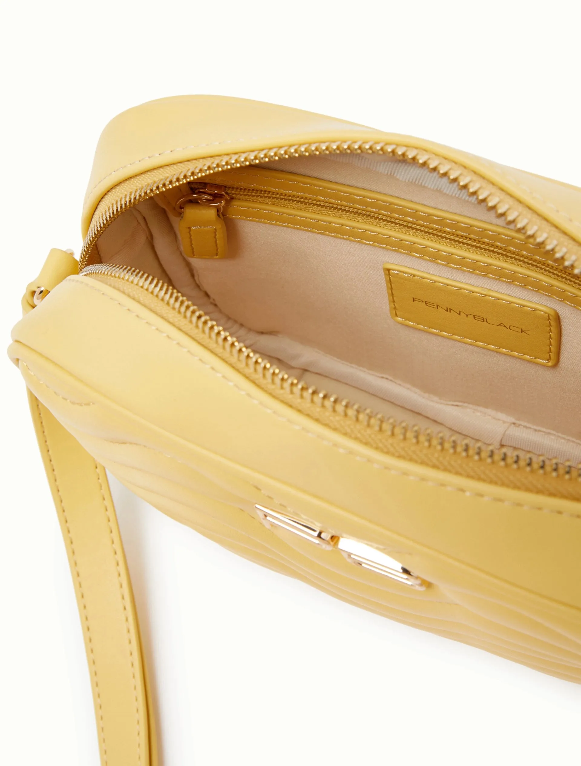 PennyBlack Quilted Camera Bag | Yellow