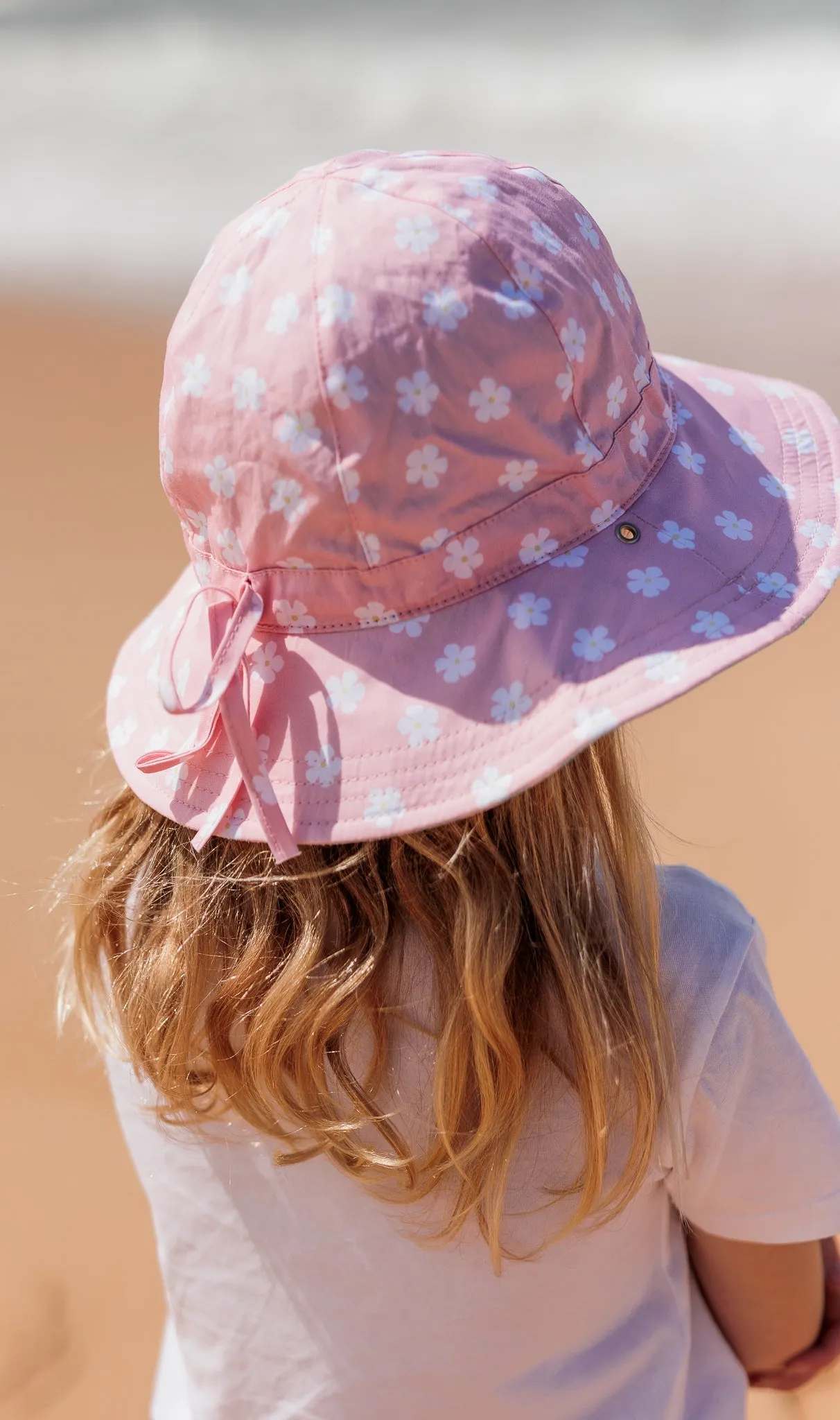 Petunia Reversible Wide Brim Sunhat