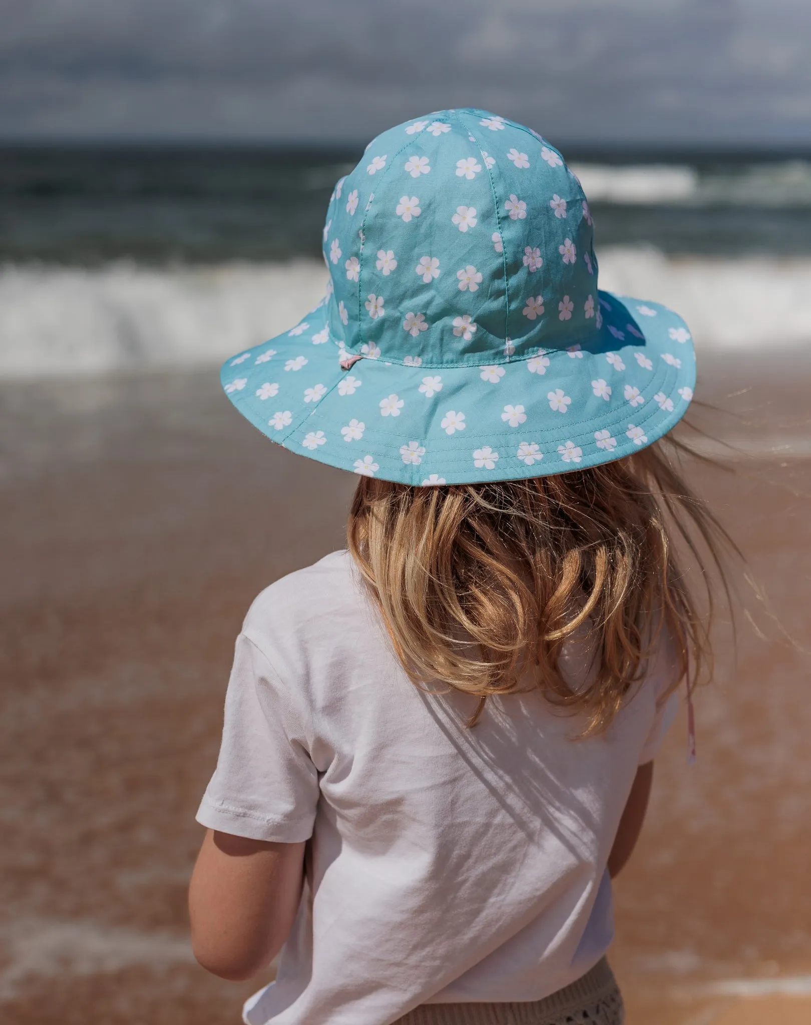 Petunia Reversible Wide Brim Sunhat