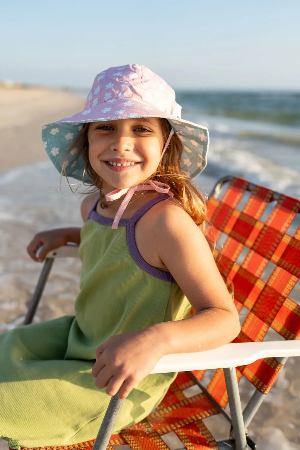 Petunia Reversible Wide Brim Sunhat