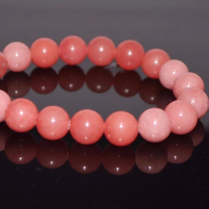 Pink Morganite Agate Gemstone Bracelets