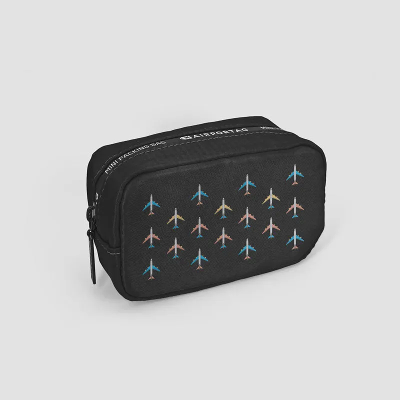 Planes Grey Sky - Mini Packing Bag