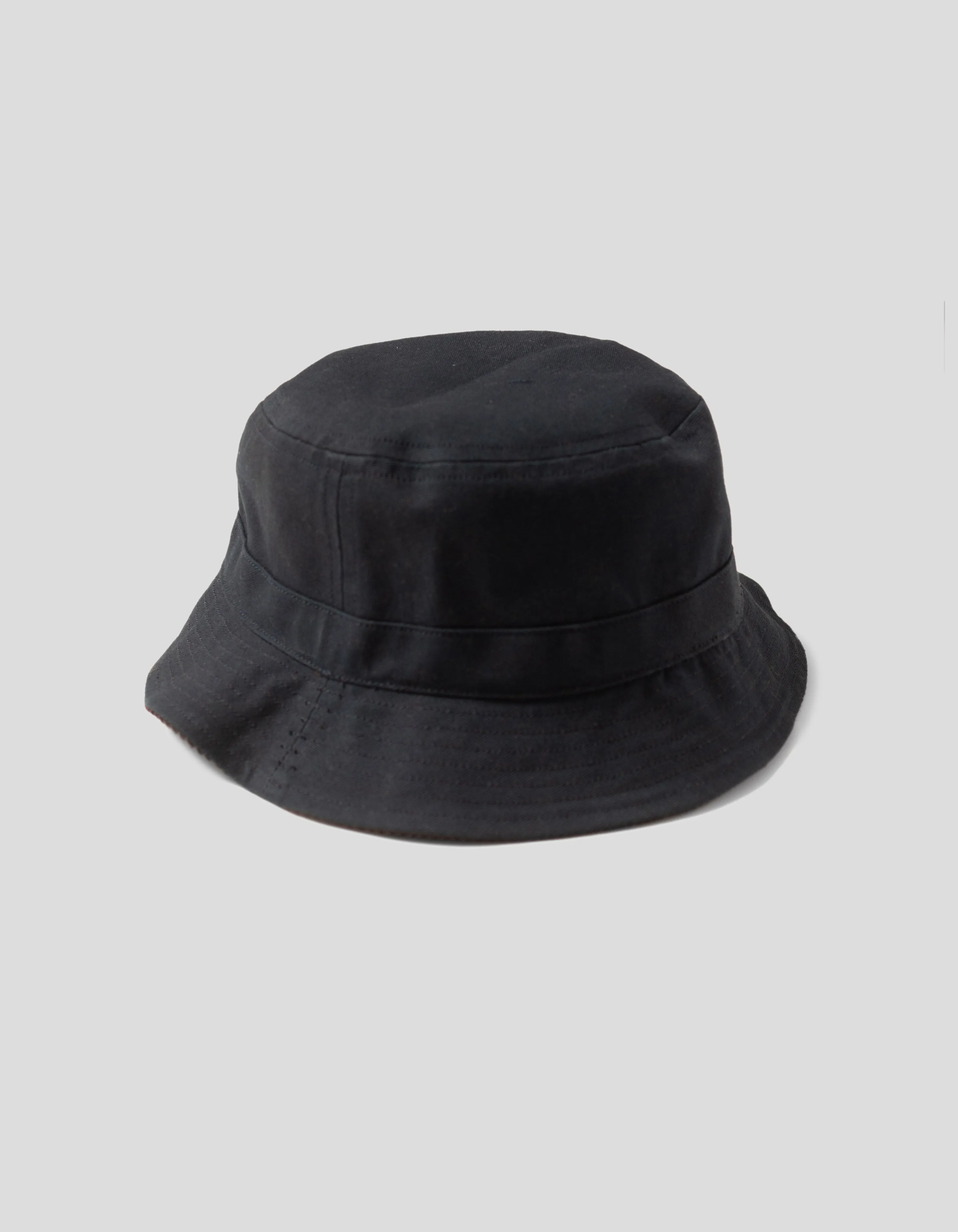 REVERSIBLE CORDUROY BUCKET HAT - BROWN