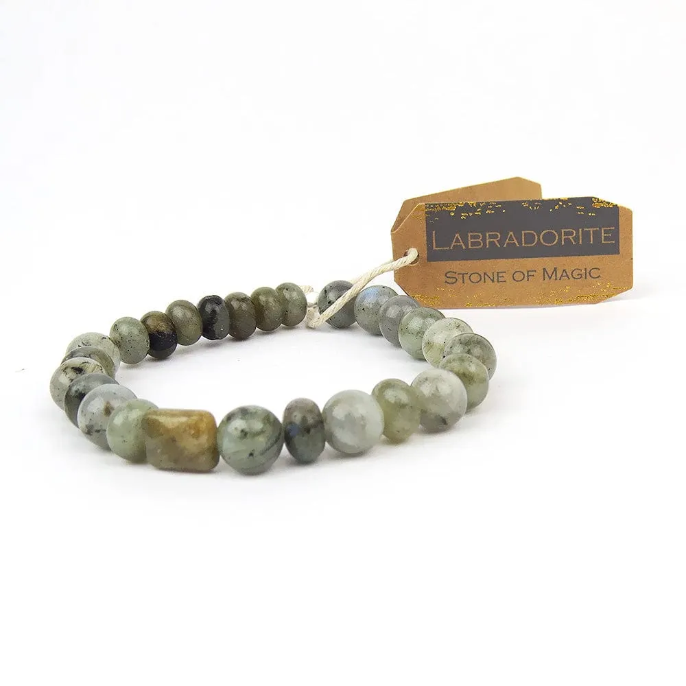 Scout Labradorite Stone Stacking Bracelet