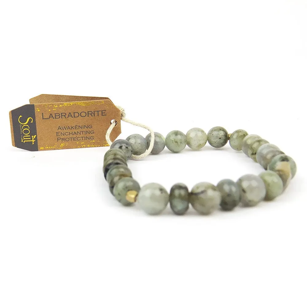 Scout Labradorite Stone Stacking Bracelet