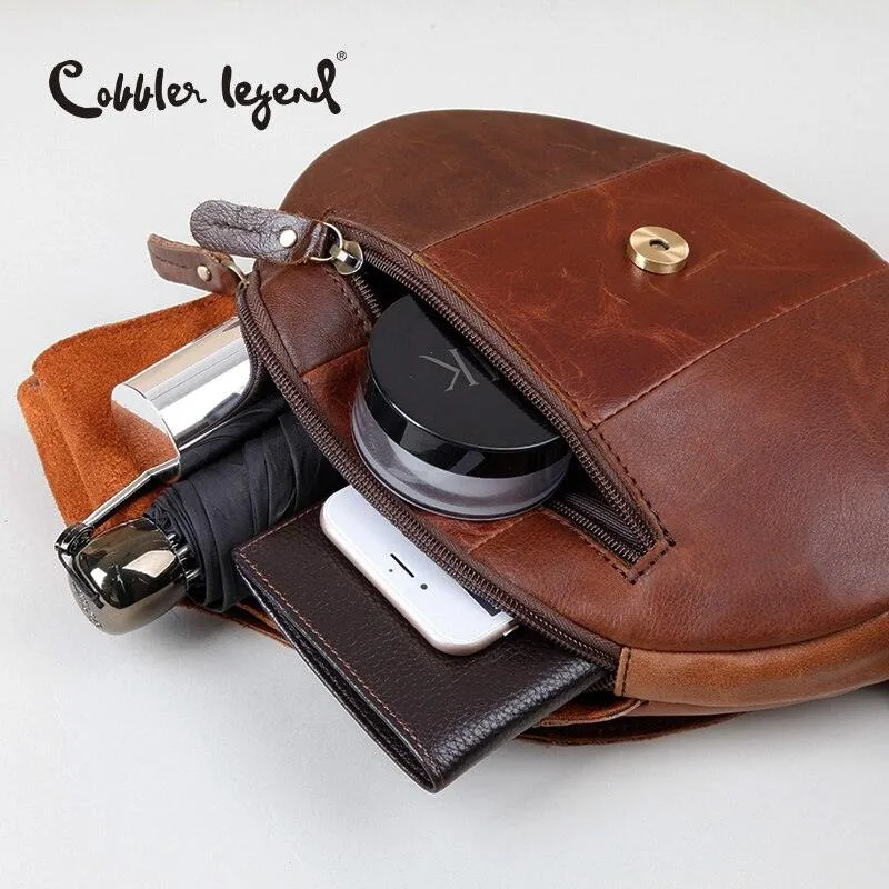 Small Genuine Leather Women's Travel Satchel