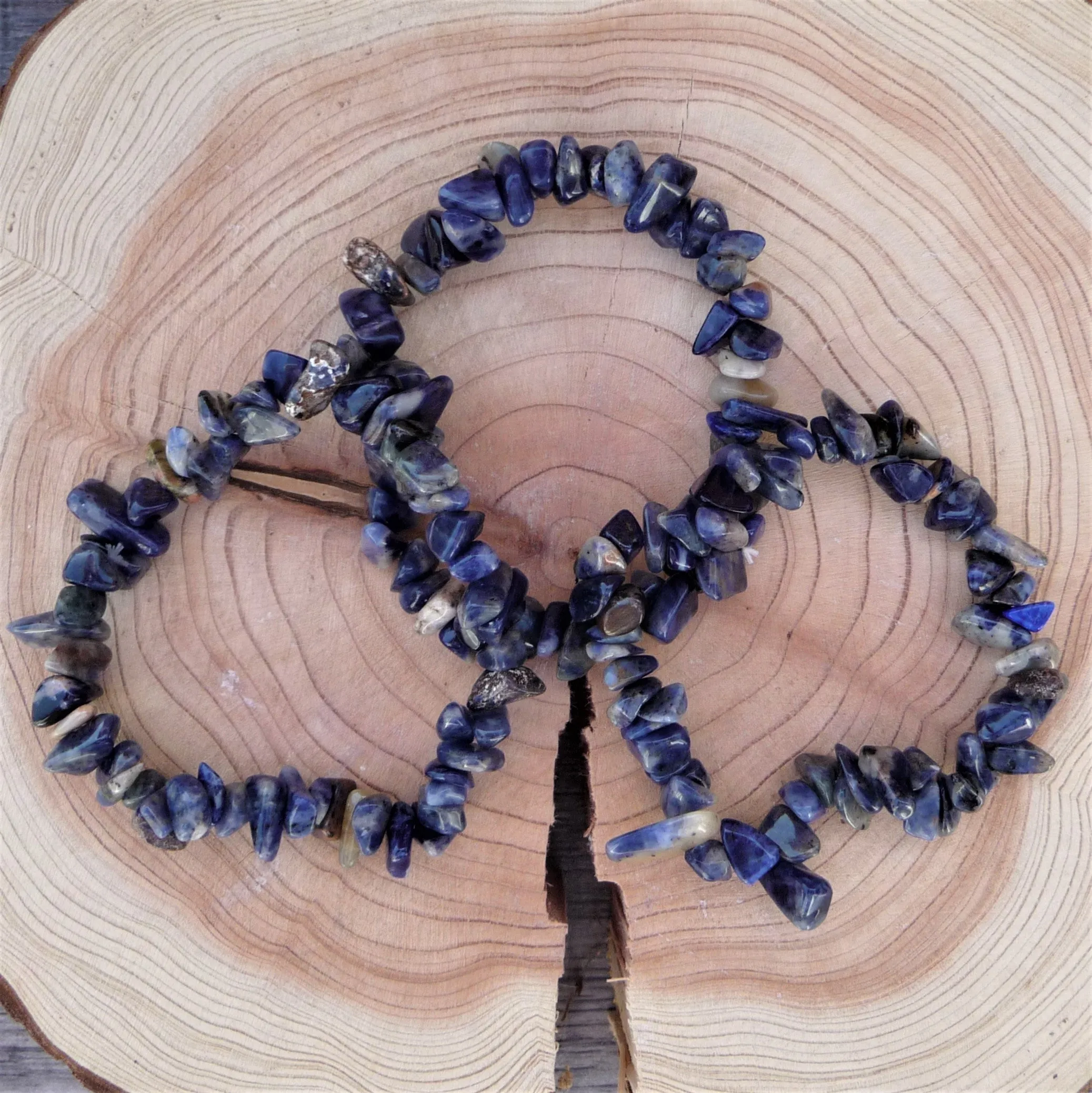 Sodalite - Gemstone Chip Bracelet