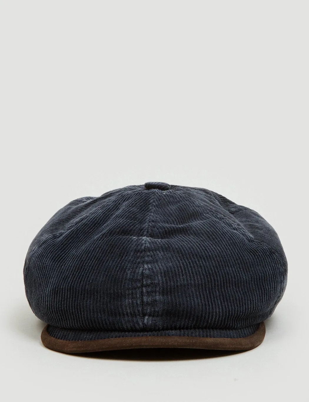 Stetson Hatteras Corduroy Newsboy Cap (Cotton) - Black