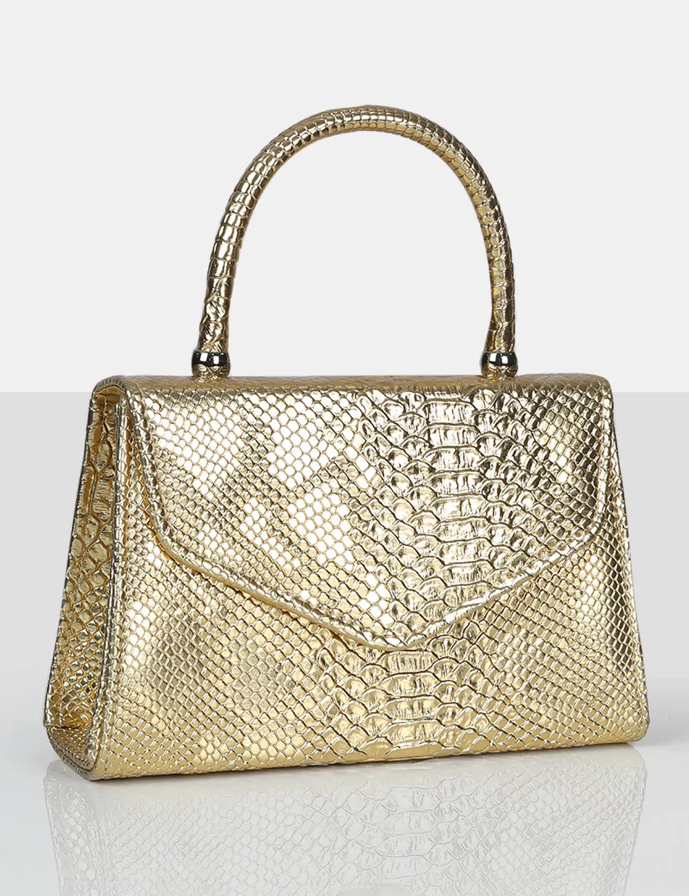 The Astrid Gold Textured Mini Bag