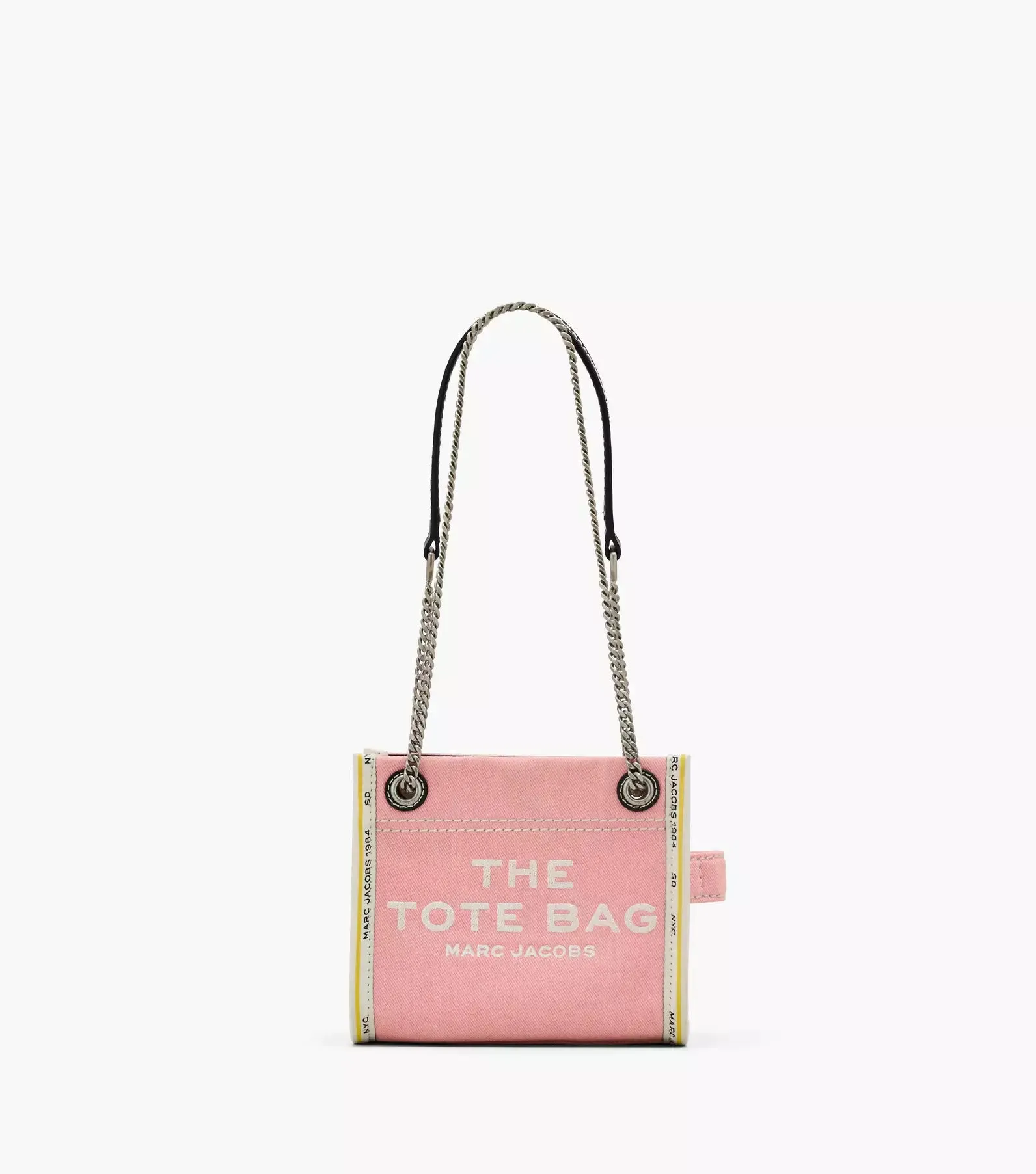 The Denim Chain Crossbody Tote Bag