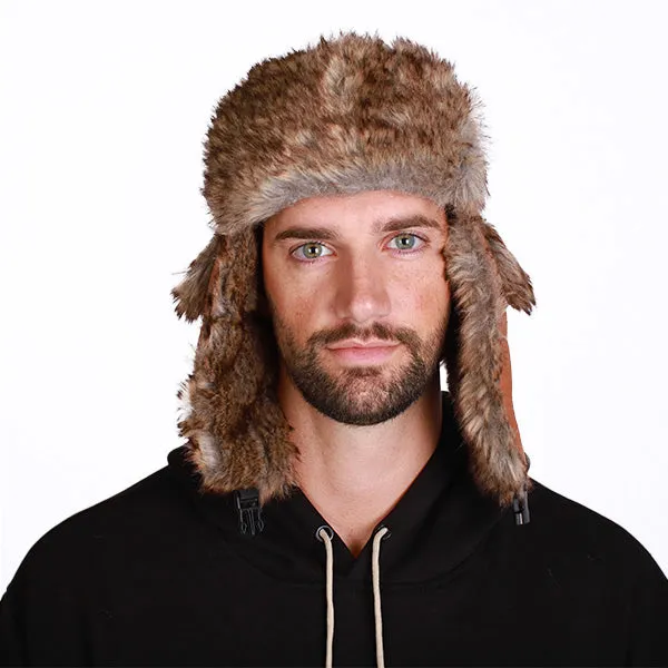 Trapper Hat | Canvas | Brown